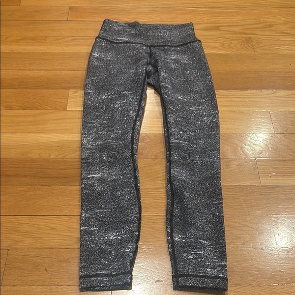 lululemon athletica Pants - Lululemon Athletica Black and Gray Leggings